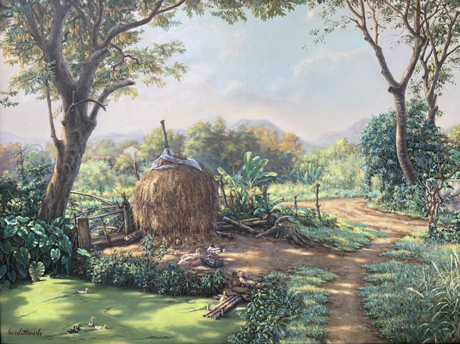 Bức tranh màu thời gian (Ảnh: Lê Anh Thanh)