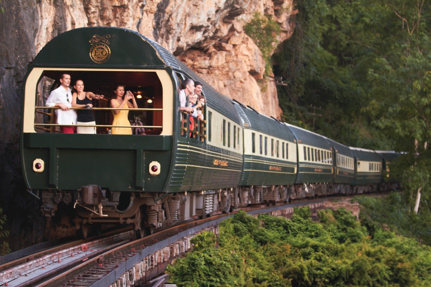 Hành khách của Belmond Eastern and Oriental Express được tận hưởng những trải nghiệm cao cấp. Ảnh: Emporium Travel.